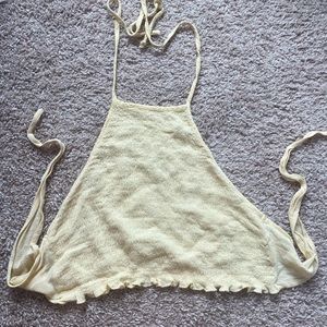 Yellow Halter Tank